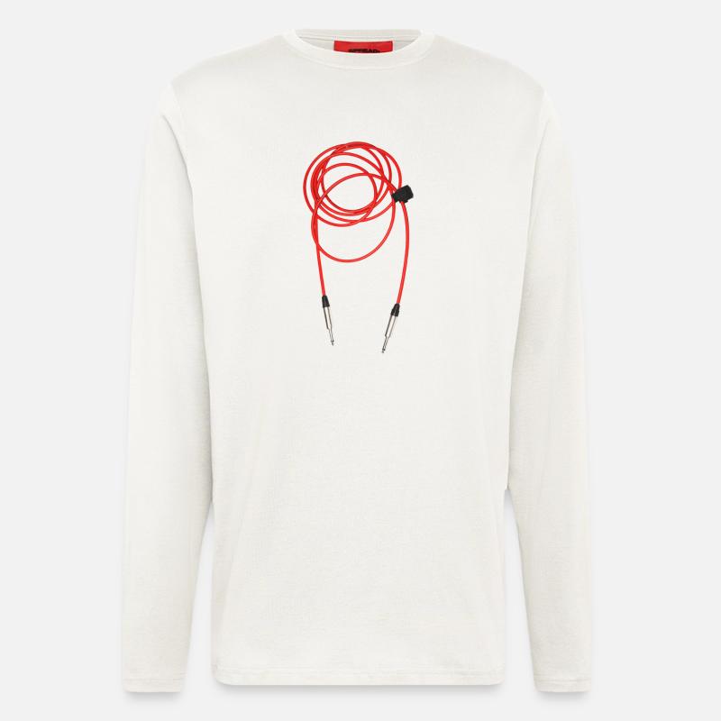Red Cable - Langarmshirt - made by SPREAD  - OFF WHITE