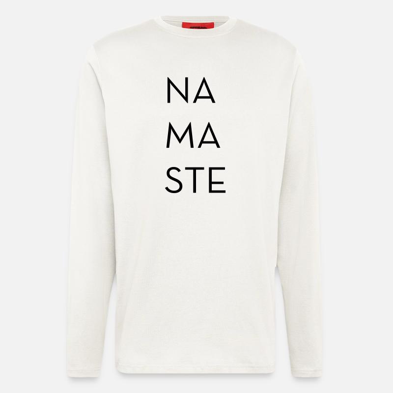 NAMASTE-3_(3) - Longsleeve - made by SPREAD - OFF WHITE