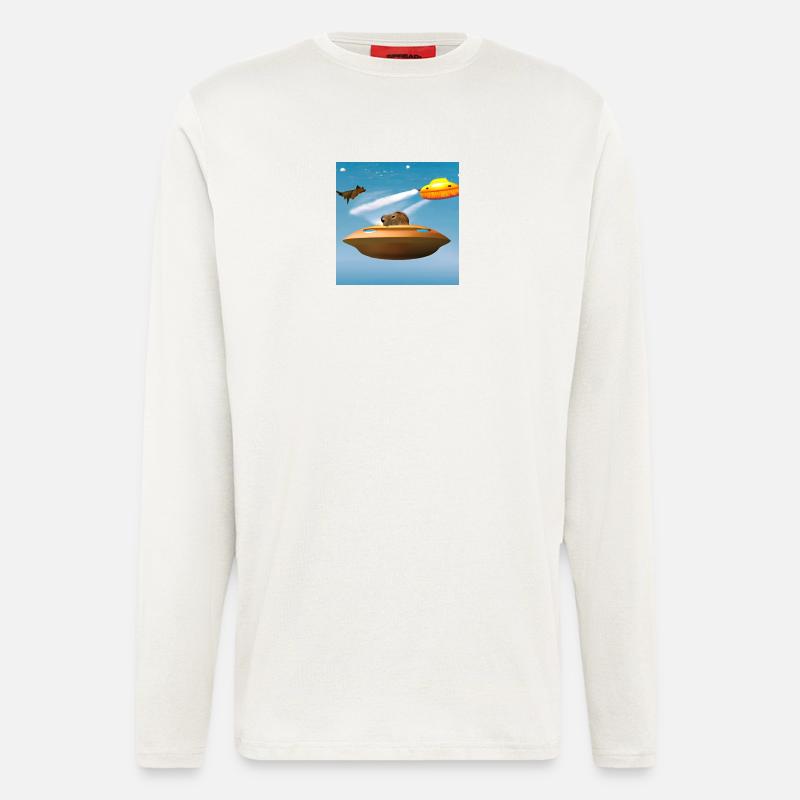 UFO-Kappen - Langarmshirt - made by SPREAD  - OFF WHITE