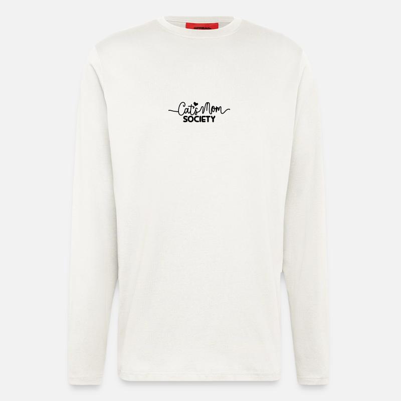 Cats and Moms Gemeinschaftsdesign - Langarmshirt - made by SPREAD  - OFF WHITE