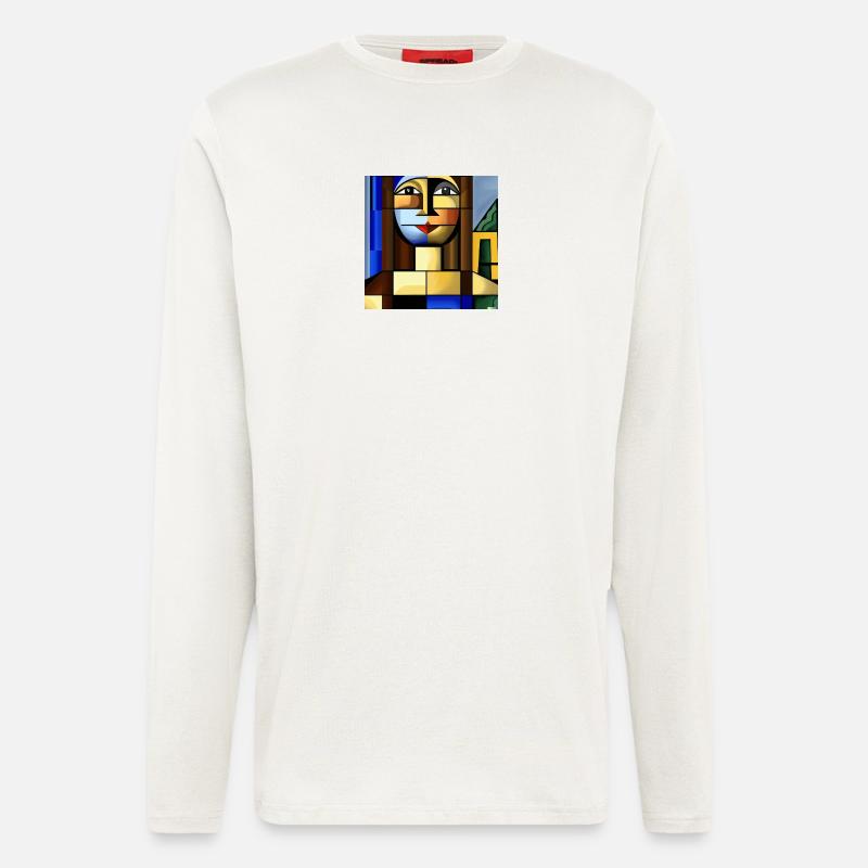 Mona Cube - Longsleeve - made by SPREAD  - OFF WHITE