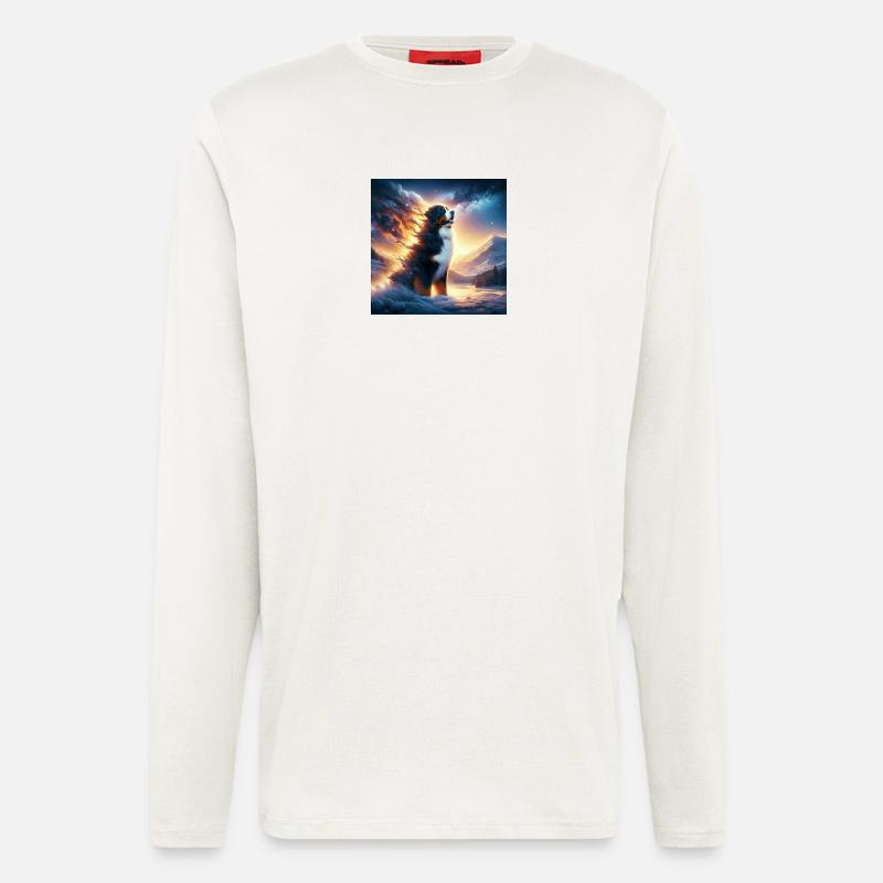 Berner Sennenhund - Langarmshirt - made by SPREAD  - OFF WHITE