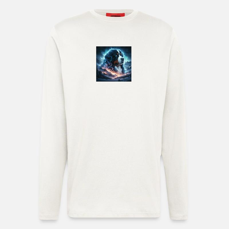 Berner Sennenhund - Langarmshirt - made by SPREAD  - OFF WHITE