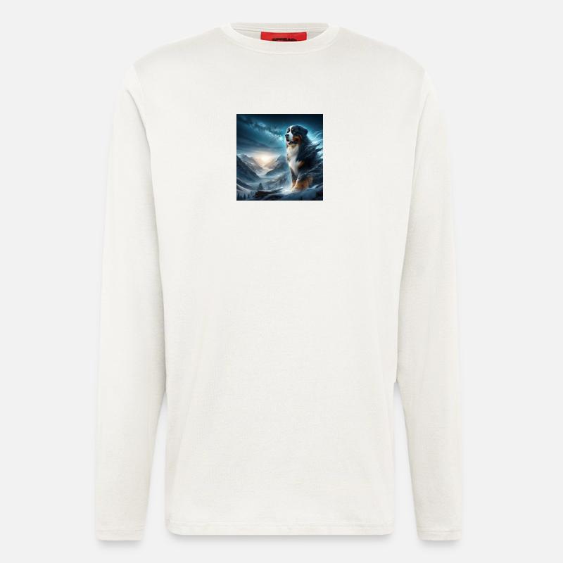Berner Sennenhund - Langarmshirt - made by SPREAD  - OFF WHITE