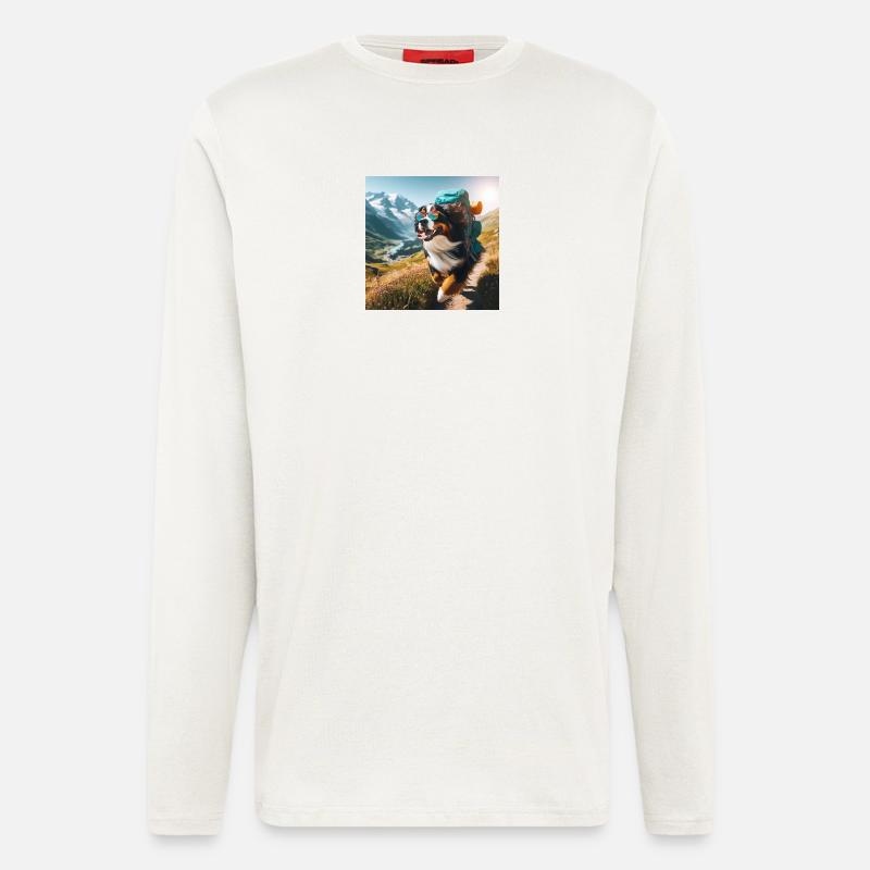 Berner Sennenhund - Langarmshirt - made by SPREAD  - OFF WHITE