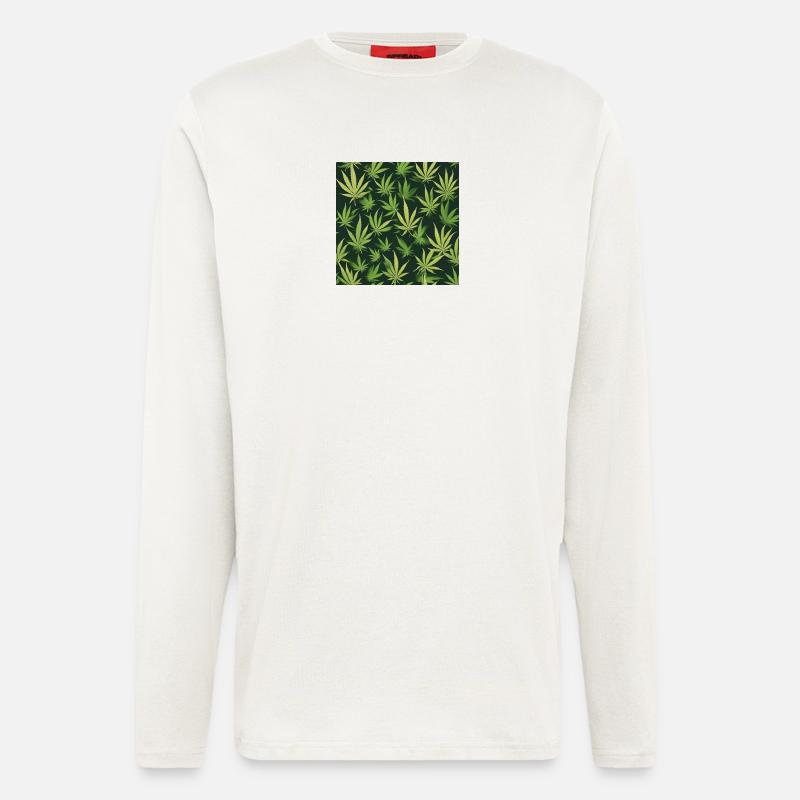 cannabis - Longsleeve - made by SPREAD  - OFF WHITE