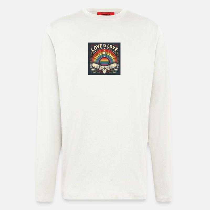 LIEBE ist LIEBE - Langarmshirt - made by SPREAD  - OFF WHITE