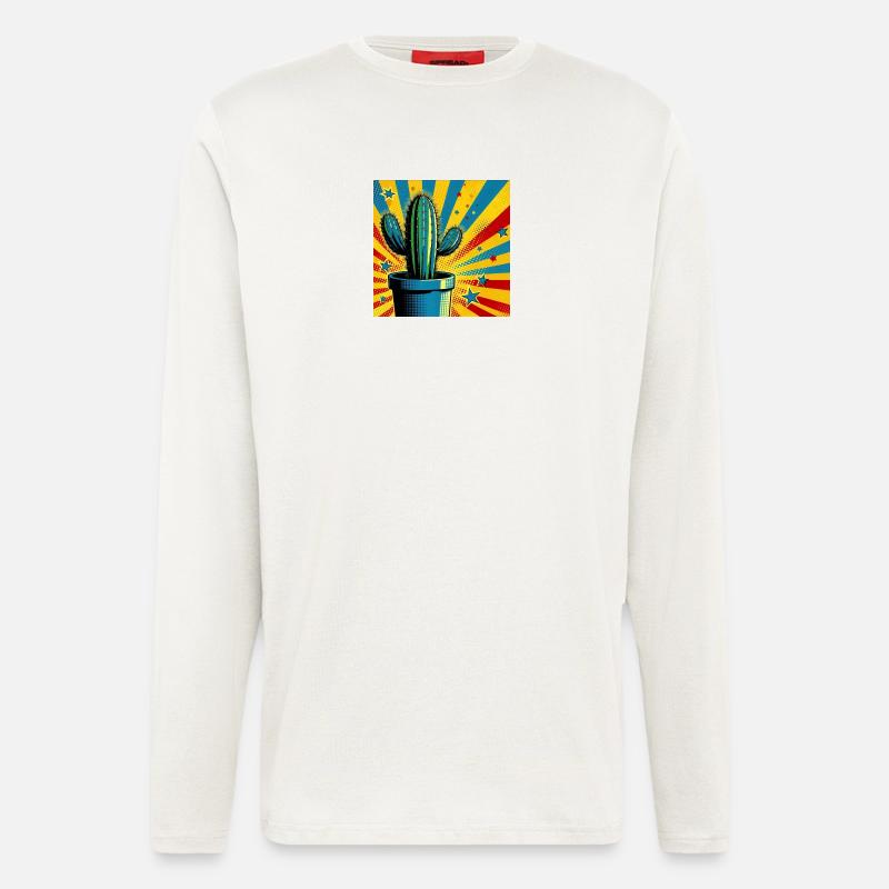 Cactus 1 - Longsleeve - made by SPREAD  - OFF WHITE