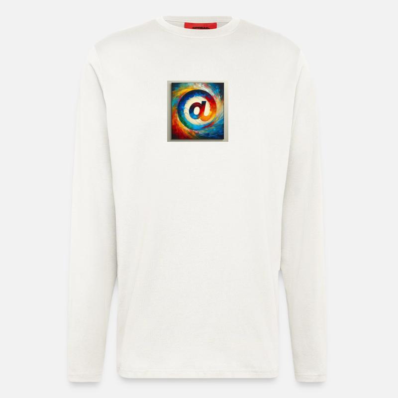 Symbol 6 - Langarmshirt - made by SPREAD  - OFF WHITE
