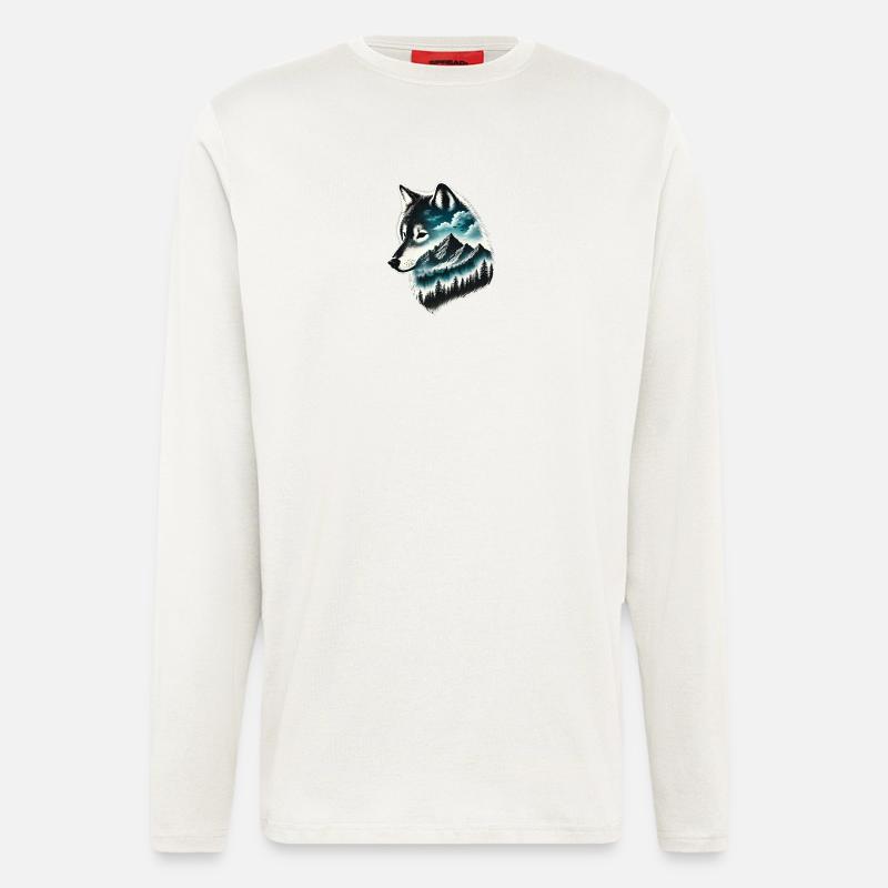 Loup - Langarmshirt - made by SPREAD  - OFF WHITE