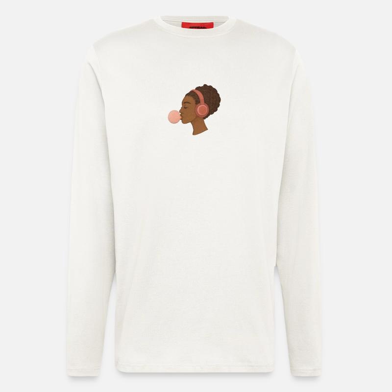 Musik - Langarmshirt - made by SPREAD  - OFF WHITE
