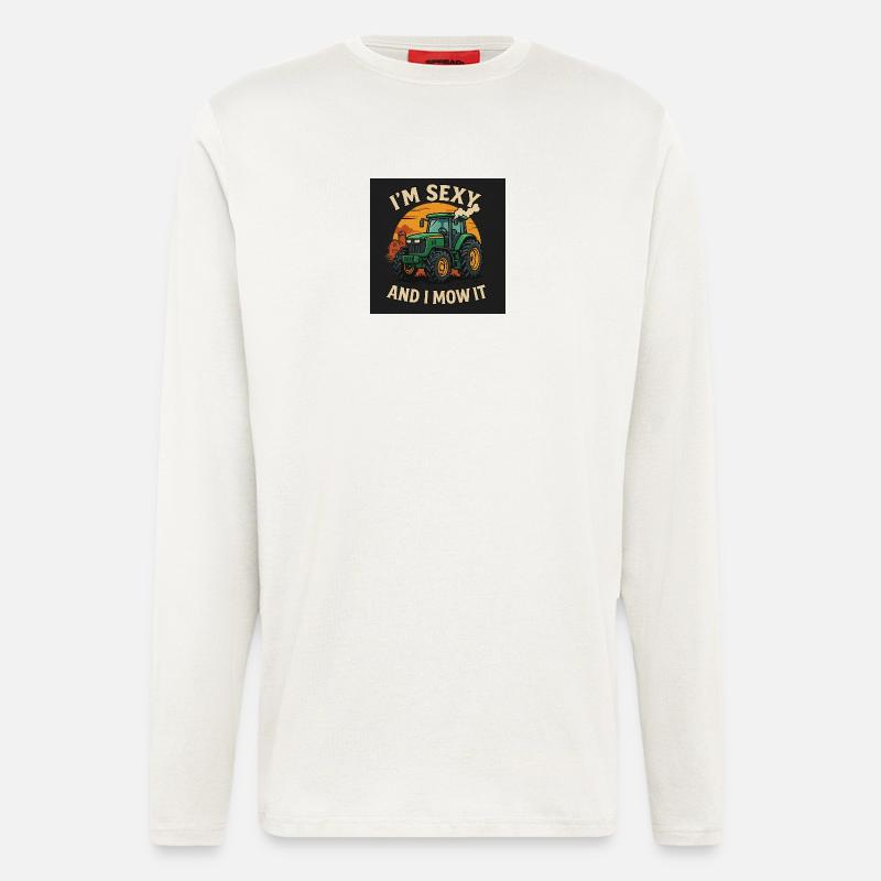 Traktor TShirt Format - Langarmshirt - made by SPREAD  - OFF WHITE