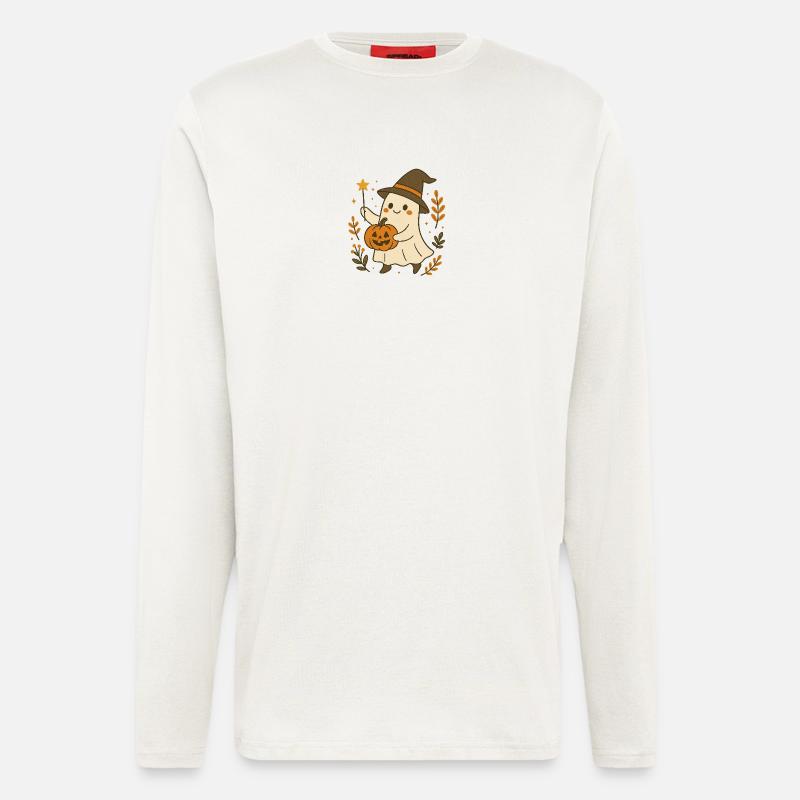 Ein hexenhaftes kleines Gespenst - Langarmshirt - made by SPREAD  - OFF WHITE