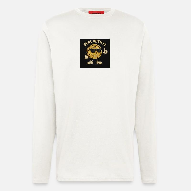 Bitcoin - Longsleeve - made by SPREAD  - OFF WHITE