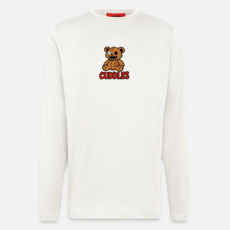 Cuddle Bear - Longsleeve - made by SPREAD  - OFF WHITE