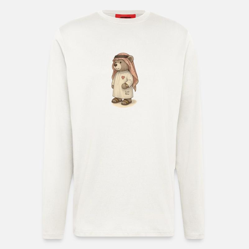 Lord Petzi Scheich - Langarmshirt - made by SPREAD  - OFF WHITE