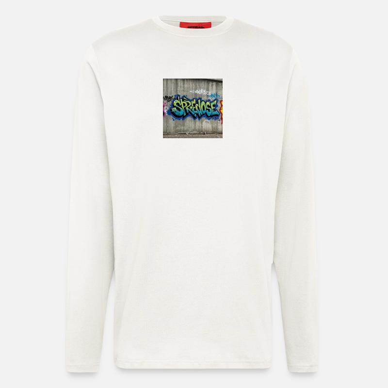Graffiti Expression T-Shirt - Langarmshirt - made by SPREAD  - OFF WHITE