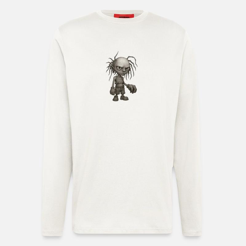 Grumpy Grom (Outcast Edition) - Langarmshirt - made by SPREAD  - OFF WHITE