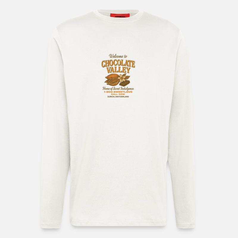 Chocolate Valley - Longsleeve - made by SPREAD  - OFF WHITE