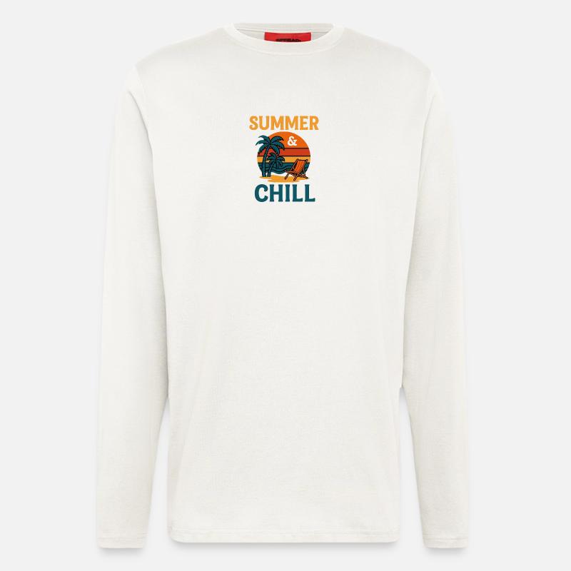 Summer & Chill - Langarmshirt - made by SPREAD  - OFF WHITE