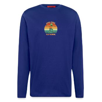 Retro Alien Skater - Langarmshirt - made by SPREAD  - OFF WHITE - Vorne