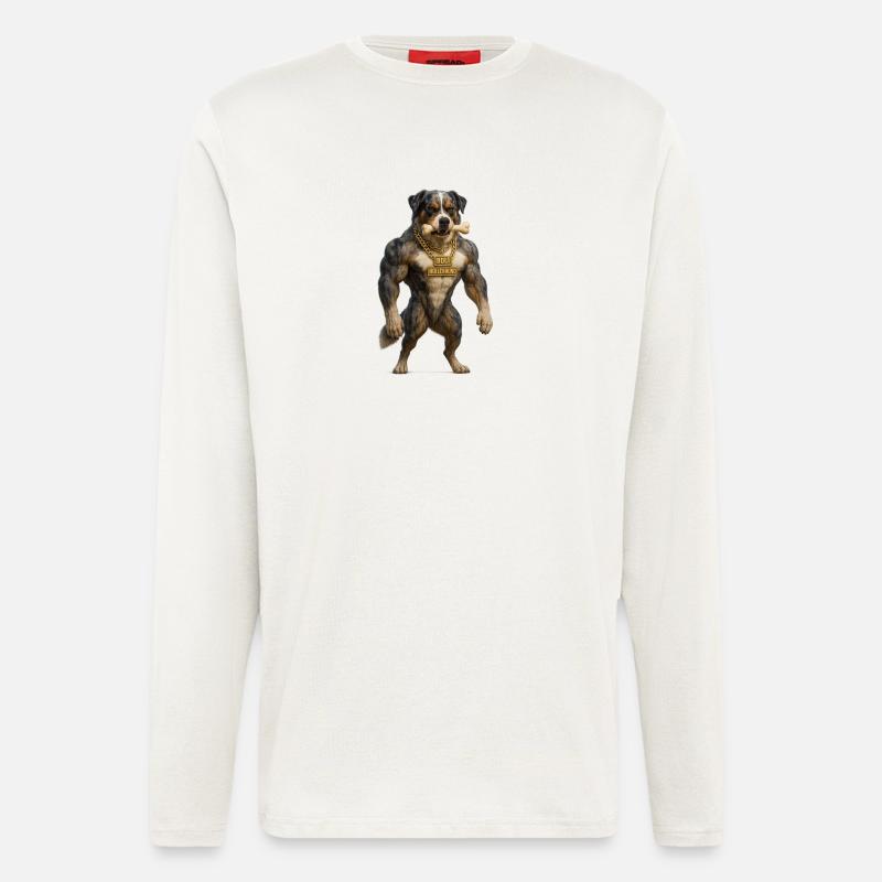 Boli - Der Höllenhund - Langarmshirt - made by SPREAD  - OFF WHITE