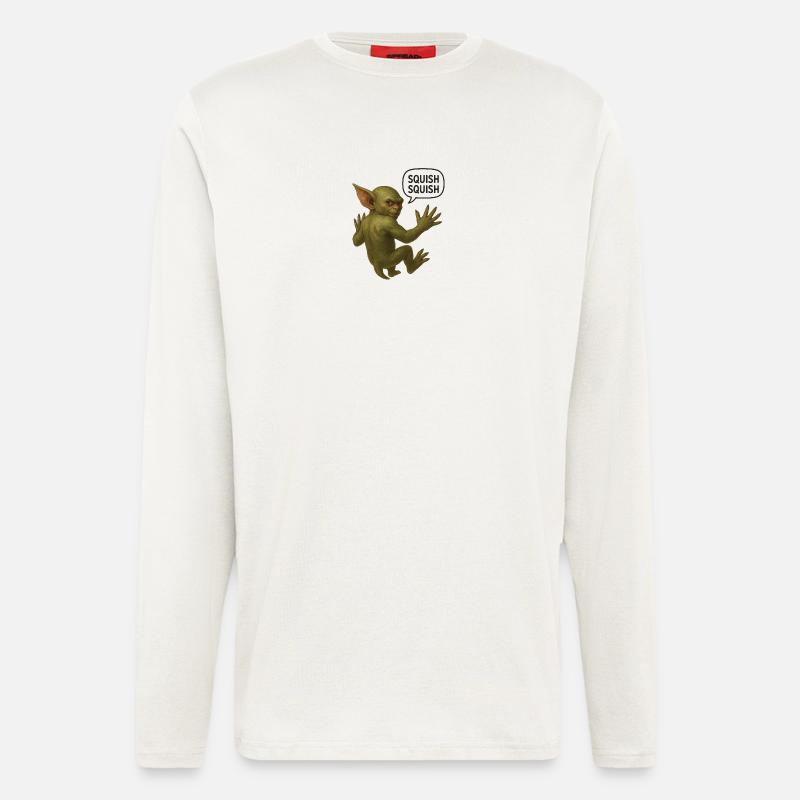 Gremlin Squish Attack - Langarmshirt - made by SPREAD  - OFF WHITE