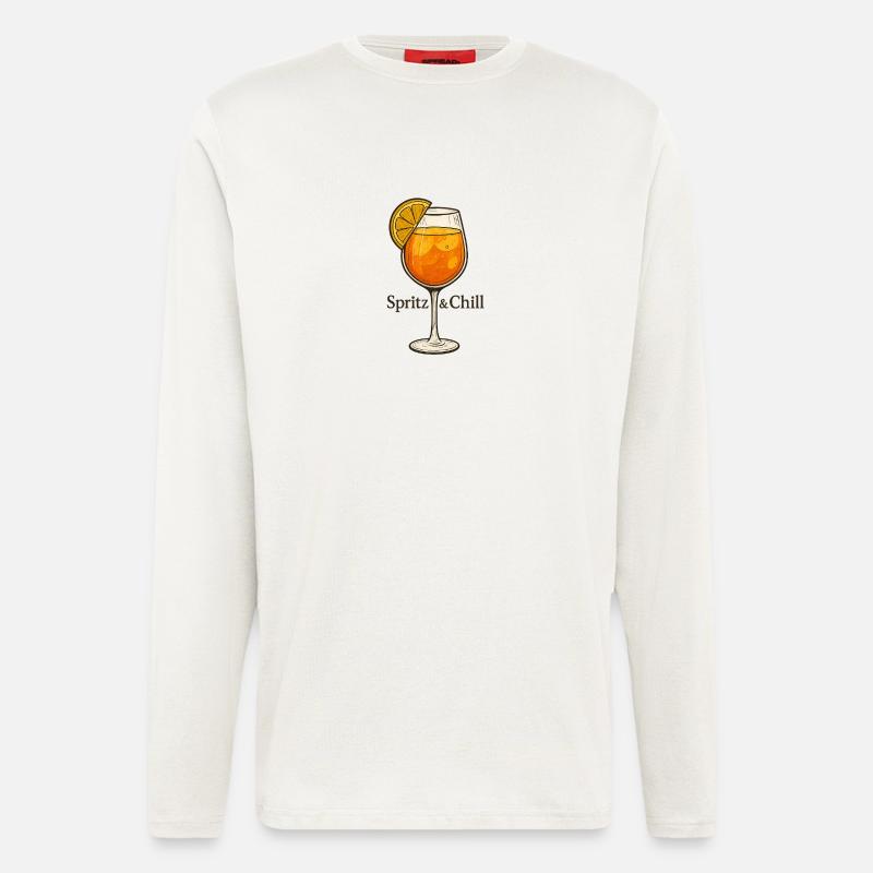 Spritz & Chill - Langarmshirt - made by SPREAD  - OFF WHITE