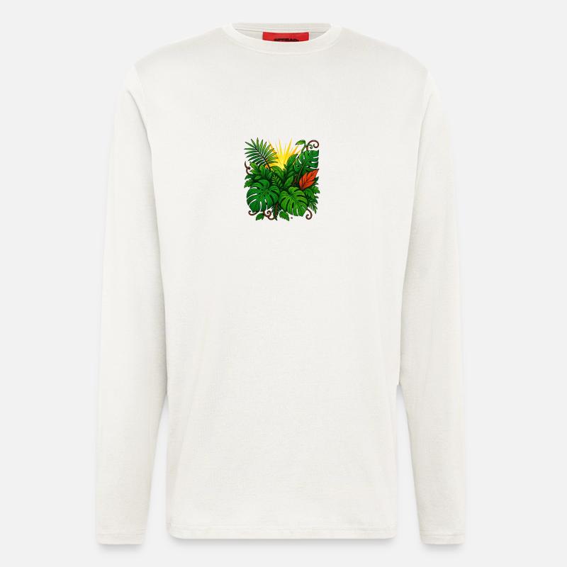 Sunbeam Jungle Burst - Longsleeve - made by SPREAD  - OFF WHITE