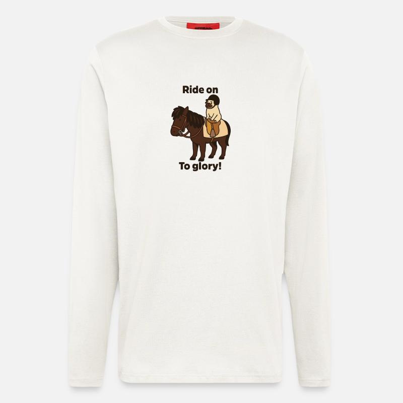 Ride On to Glory - Longsleeve - made by SPREAD  - OFF WHITE
