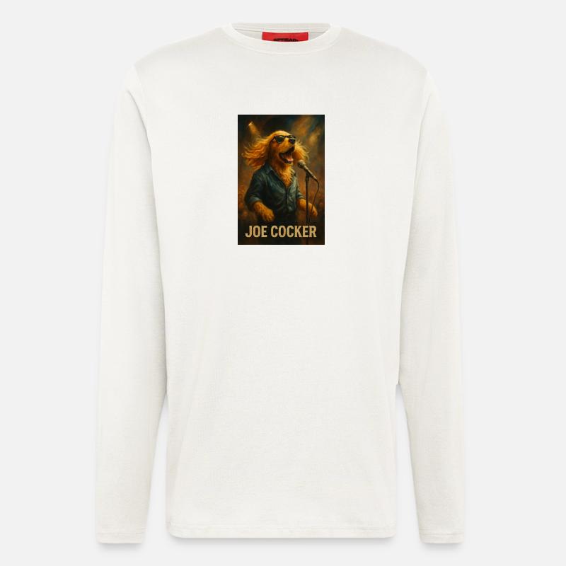 Joe Cocker - Langarmshirt - made by SPREAD  - OFF WHITE
