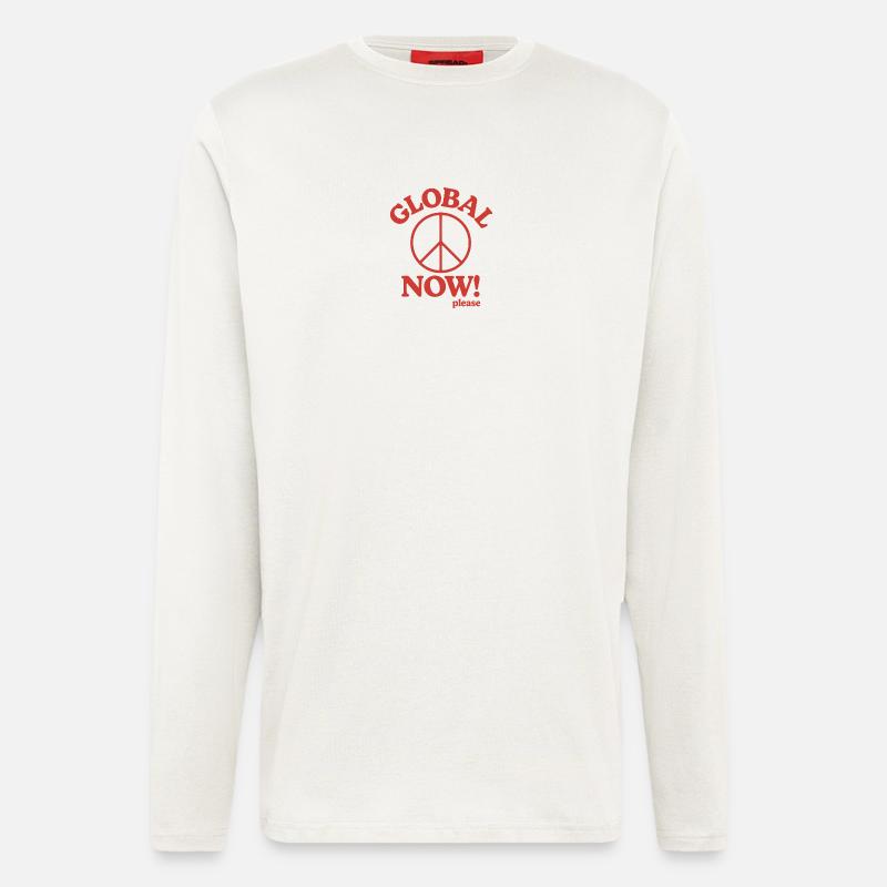 Peace - Longsleeve - made by SPREAD  - OFF WHITE