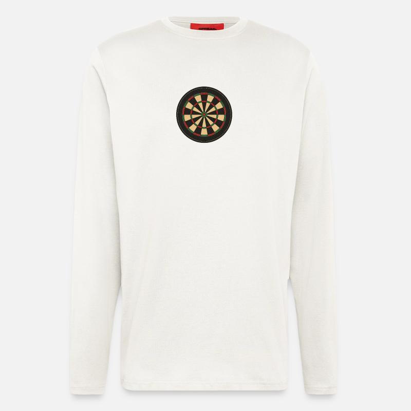 Dartscheibe - Langarmshirt - made by SPREAD  - OFF WHITE