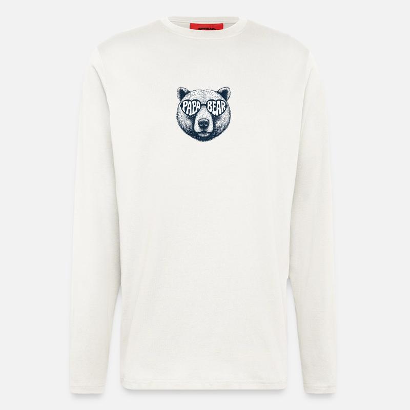 Daddy Bear - Longsleeve - made by SPREAD  - OFF WHITE