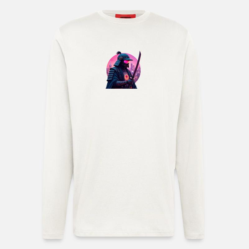 Cyber Samurai - Longsleeve - made by SPREAD  - OFF WHITE