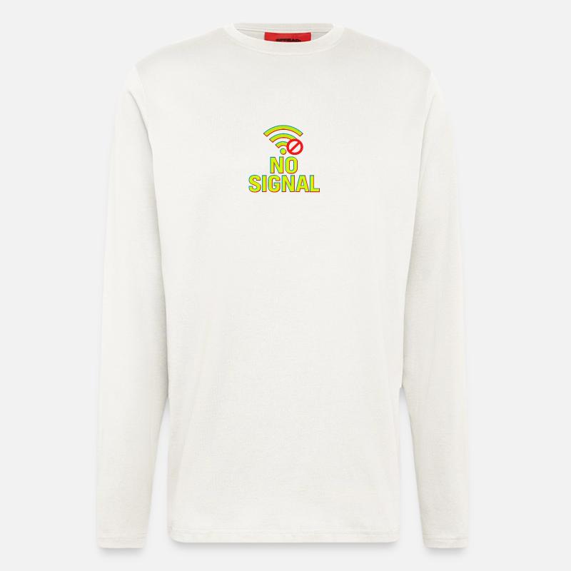 Glitch Tech Design - Longsleeve - made by SPREAD  - OFF WHITE