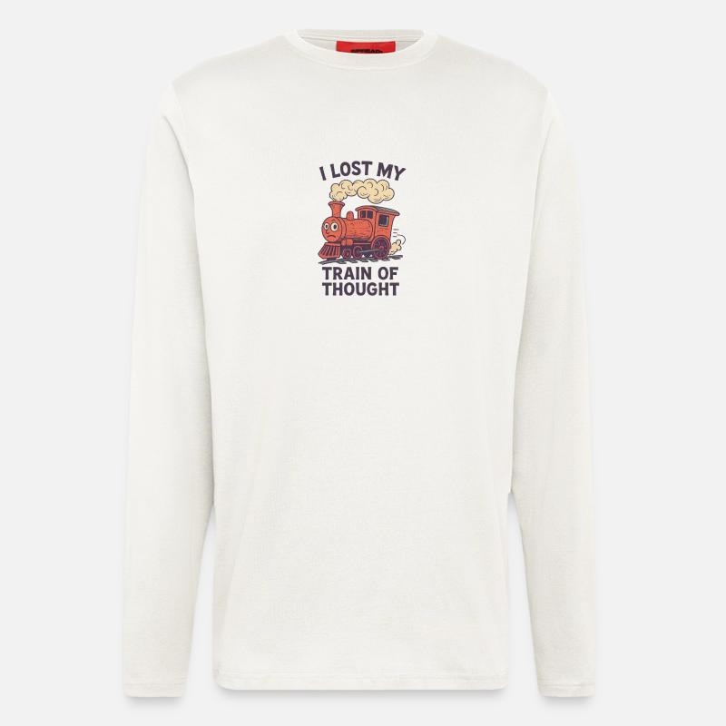 Denkmuster - Langarmshirt - made by SPREAD  - OFF WHITE