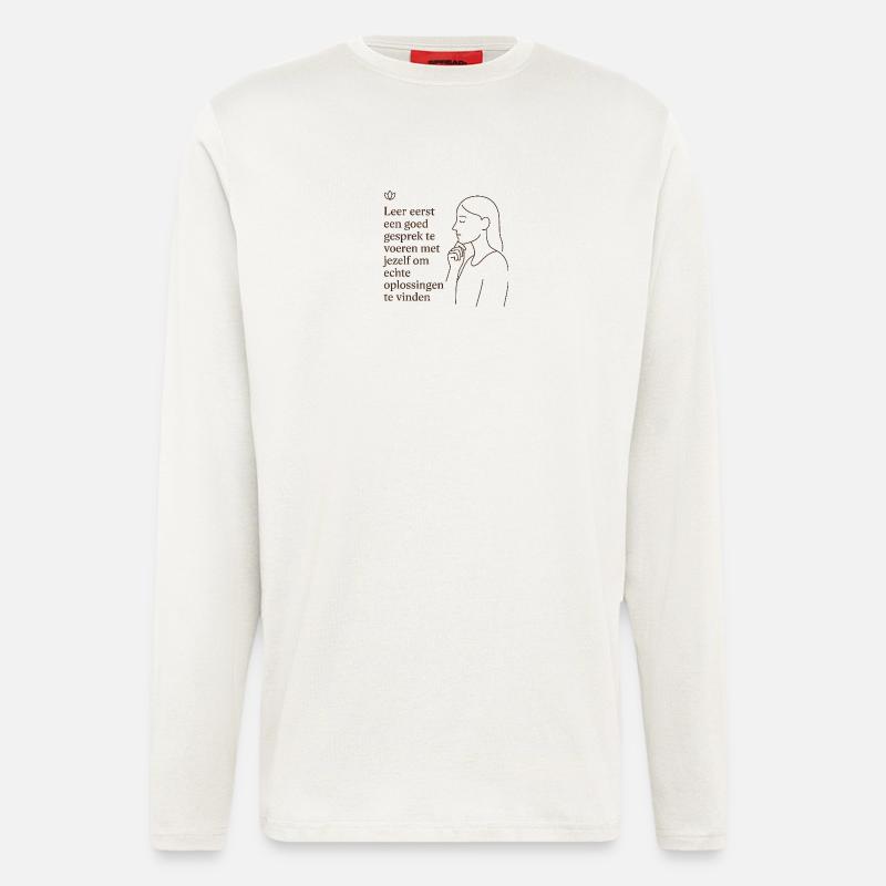 Personal Learning Suggestion Illustration - Longsleeve - made by SPREAD  - OFF WHITE