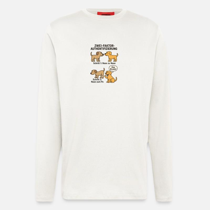 Dog Detection Two-Factor Authentication - Longsleeve - made by SPREAD  - OFF WHITE