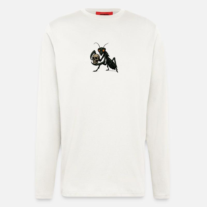 Gottesanbeterin - Langarmshirt - made by SPREAD  - OFF WHITE