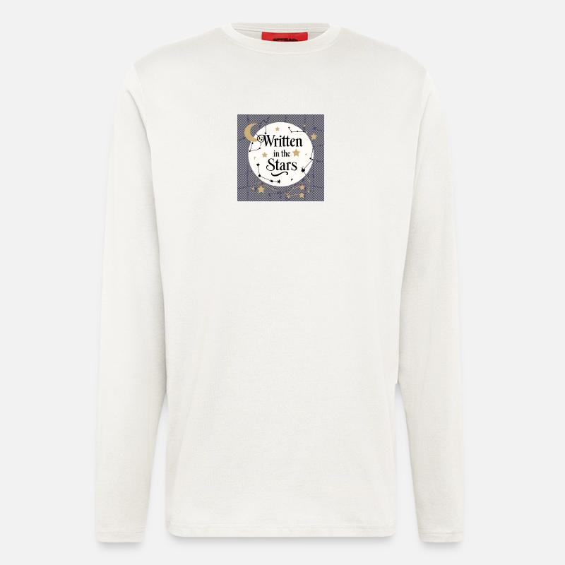 Schreiben in den Sternen - Langarmshirt - made by SPREAD - OFF WHITE