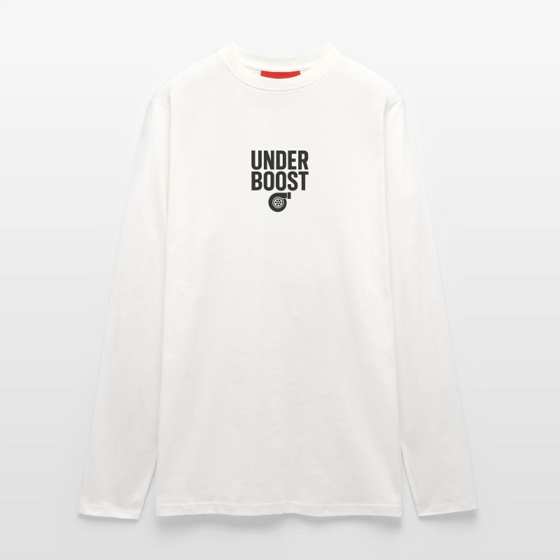 Conception du logo Under Boost Manches longues bio décontracté fabriqué en UE