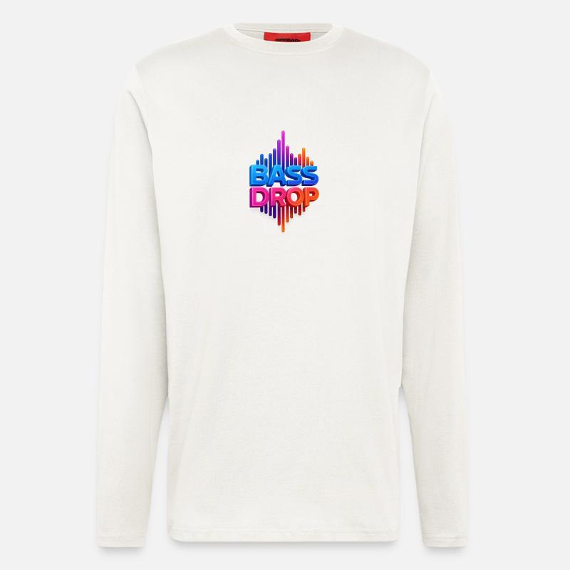 Vivid bass visualization - Longsleeve - made by SPREAD  - OFF WHITE