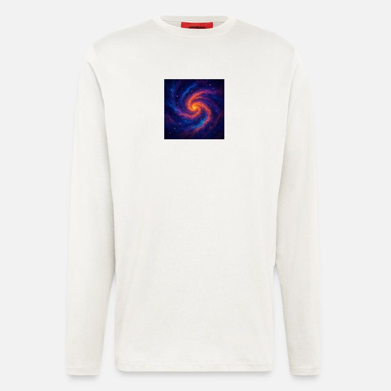Galactic vortex in space - Longsleeve - made by SPREAD  - OFF WHITE