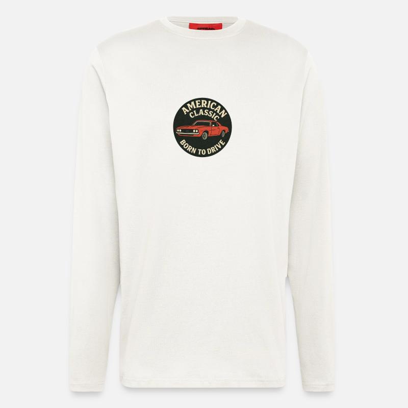 Musclecar - Langarmshirt - made by SPREAD  - OFF WHITE
