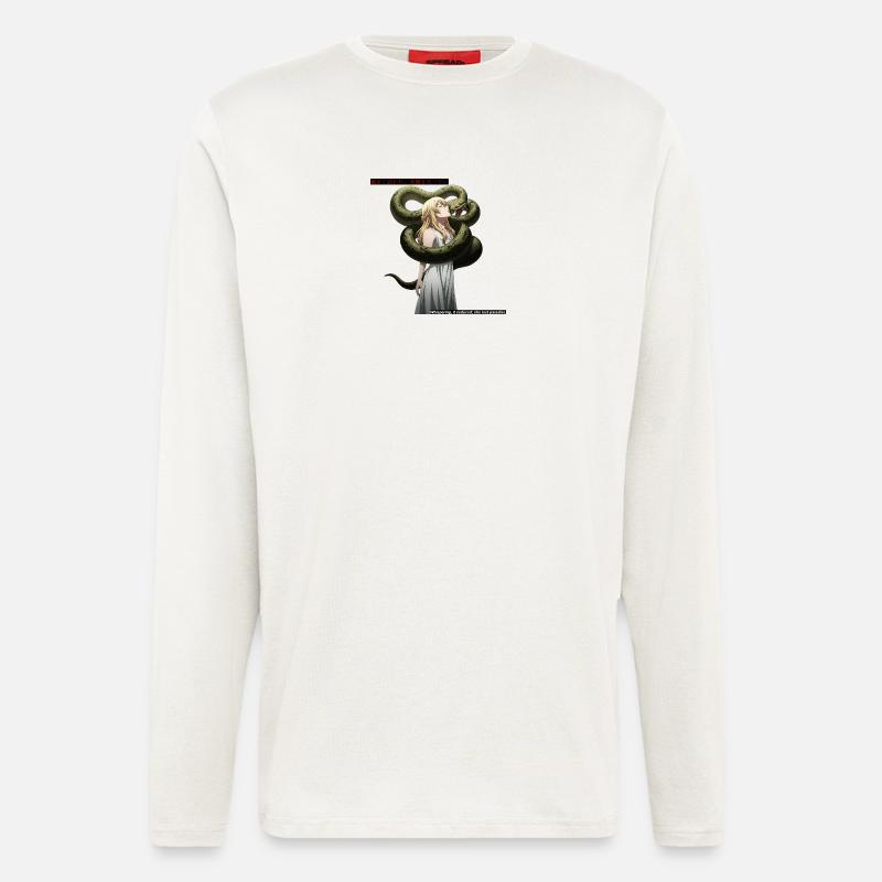 Verführung der Schlange - Langarmshirt - made by SPREAD  - OFF WHITE