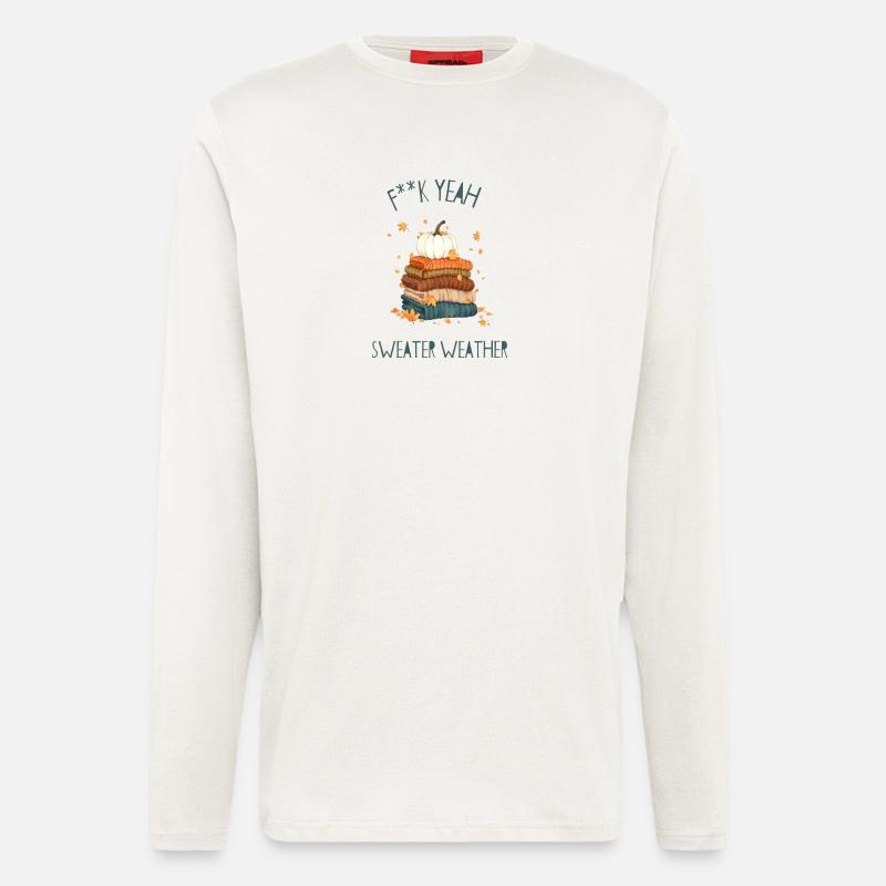 Autumnal Sweater Stack - Longsleeve - made by SPREAD  - OFF WHITE