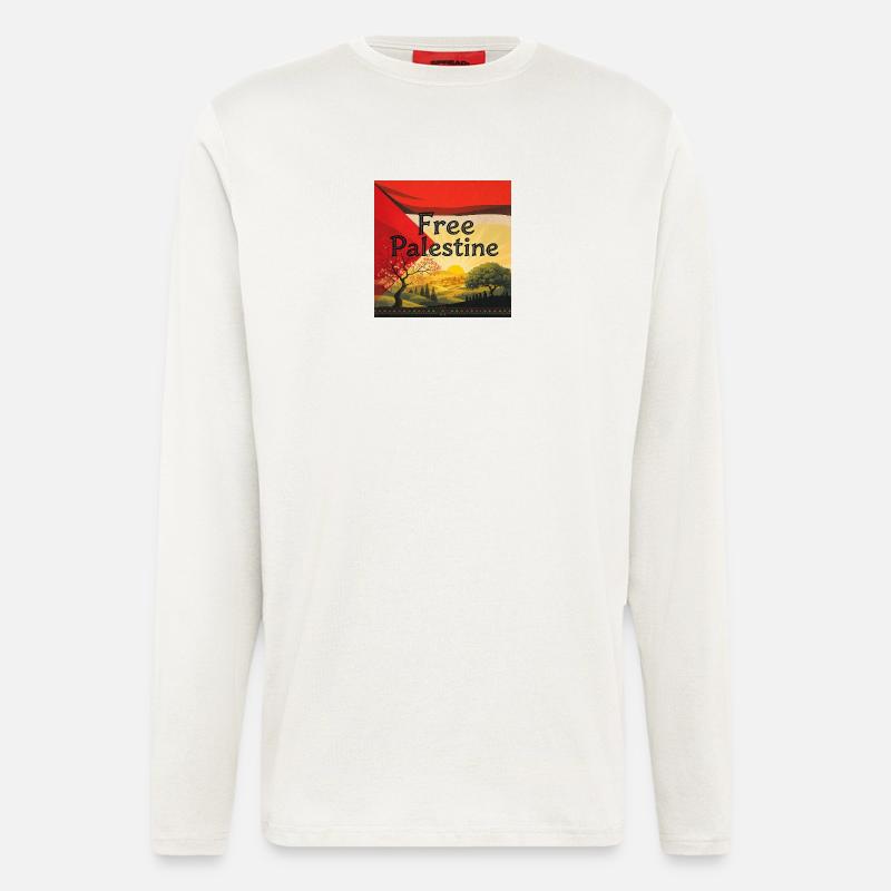 Palestine - Langarmshirt - made by SPREAD  - OFF WHITE