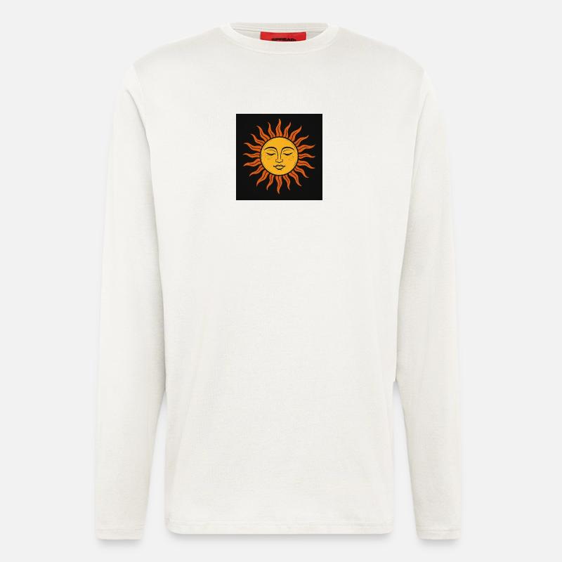 Antlitz der Sonne - Langarmshirt - made by SPREAD  - OFF WHITE