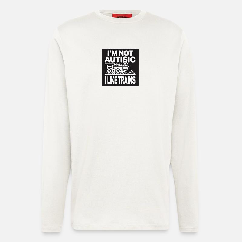 Train Passion Meme Graphic - Longsleeve - made by SPREAD  - OFF WHITE